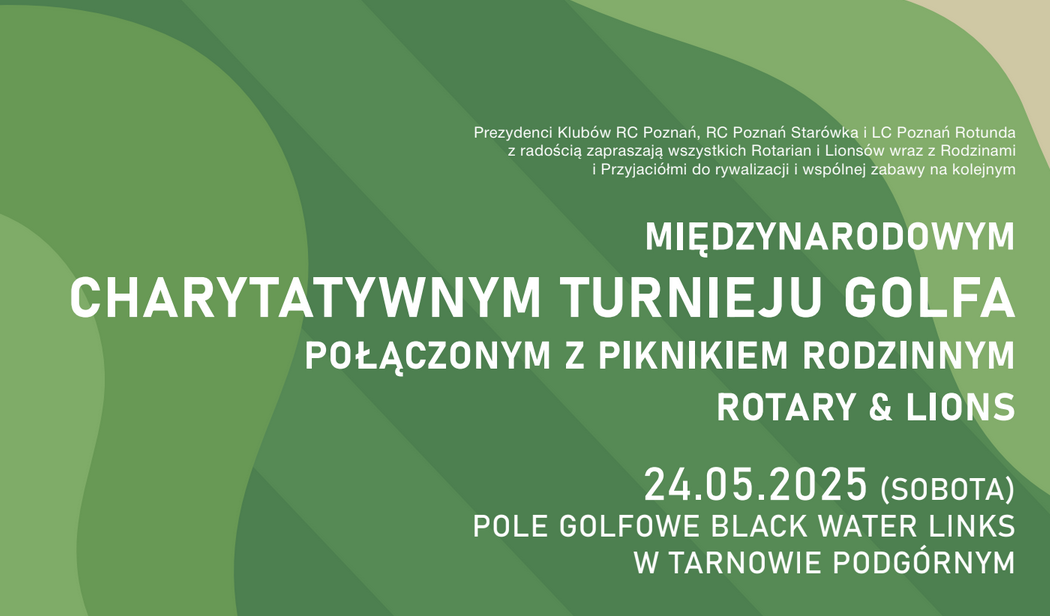 MIĘDZYNARODOWY CHARYTATYWNY TURNIEJ GOLFA